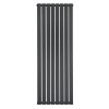 Flat Single Column Radiator - 1600 x 560mm - Anthracite Grey