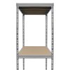 Heavy Duty Garage Shelving Extra Wide Boltless Racking 1200KG Capacity Galvanised Steel Metal 3 Tier Shelves Storage Unit Warehouse Home Shed Industrial 1 Bay | 2000 x 1860 x 600mm