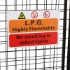 Gas Bottle Collapsible Cylinder Bottle Storage Security Galvanised Powder Coated Steel Mesh Cage 920mm
