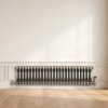Traditional 2 Column Radiator - 300 x 1190mm - Raw Metal