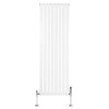 Flat Single Column Radiator & Valves - 1800mm x 560mm - White