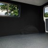 Camper Van Lining Carpet Black 4 Way Super Stretch 2m Wide 5.5m Long 11m2 Coverage Car Motorhome Vehicle Interior Campervan Conversion Kit Trim Bleachable Polypropylene Fits any Make or Model