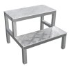 Dog Bath Professional Stainless Steel  Pet Grooming Station 600mm Extra-Large Heavy Duty Metal Wash-Tub Groomer Walk In Shower Clean | With Mixer Tap And Drainage Kit | FREE Gloves