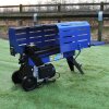 Log Splitter 7T Electric & 15HP Wood Chipper Petrol Timber Cutter Hydraulic 3L 2200W Motor Axe 2 Blades Duoblade Garden Shredding Mulcher 4-Stroke 420cc| 520mm Max Log Length