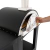 Extra Large Freestanding Wood-Fired Pizza Oven with Prep Stations, Peel, Stone, and Rain Cover, BBQ Grill Pizza Flavoured Wood Chips Applewood 1.4kg & Oak Wood Chips 1.4kg Bundle