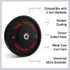 Body Revolution Olympic Bumper Plates (Black) 20kg Pair
