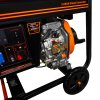Portable Diesel Generator Open Frame 2kVA 230V 6HP 3.8kW 5 In 1 Digital Display Single Phase Manual Start Emergency Power AC DC Output Powder Coated Steel 12.5L Fuel Capacity Wheels Tool Kit & Funnel