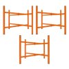 Trestle Stand x 2 & Mortar Board Stands 500mm H x 3