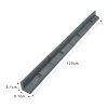 Flexible Lawn Edging Garden Border Grass Pathways Path Edge Vegetable Plot Flowerbed Raised Borders Rubber Artificial Grass Grey | Pack of 20 x 1.2m