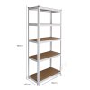 Monster Shop Garage Shelving Units 5 Tier Racking Storage Warehouse Bays Industrial Heavy Duty Boltless Steel Shelves