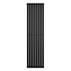 Oval Single Column Radiator - 1800 x 480mm - Black