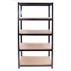10 x Monster Racking 90cm Black Garage / Utility / Shed Storage Racks Bays / Warehouse Shelving / FREE Rubber Mallet