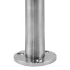 MonsterShop Stainless Steel Balustrade 900mm High End Post, Decking Landing Staircase, Brushed Metal