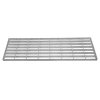 Galvanised Grating Floor Forge Walkway Mesh Floor Panel Grid Drainage Gutter Vent Heavy Duty Weatherproof Steel Zinc Coated 800mm x 240mm x 30mm 4mm Metal Thickness 192kg Load Capacity