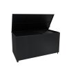 Rattan Cushion Storage Box 700L - Black
