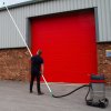 Gutter Cleaning System 80L Wet & Dry Hoover & 24ft Gutter Vacuum Pole Kit Long Reach Drain Pipe Sucker 1.2m - 7.2m 51mm Diameter Aluminium Nozzles 3000W Triple Motor Industrial 1.5m Hose 9m Cable