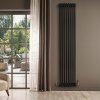 Traditional 4 Column Radiator - 1800 x 380mm - Black