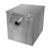 Commercial Grease Trap 35L Under Sink Interceptor 5KG Stainless Steel Waste Fat Oil Water Separator Filter Restaurant Kitchen Takeaway Hotel Cafe 50mm Inlet Outlet Compact 33cm H x 29cm W x 39cm D