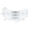 Apollo LED Shop Counter Set LM60 & 2 x K1500 - White