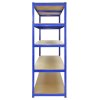 5 Monster Racking T-Rax Heavy Duty Shelves Industrial Garage Storage Solutions, 280kg/shelf, 120cm x 60cm x 180cm