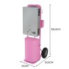 Portable Horse Shower With Steel Trolley Pink 18L Tankless Instant Hot Water Gas Boiler LPG Heater 10m Water Hose & 9-Pattern Spray Gun Camping Outdoor 10