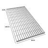 Galvanised Grating Floor Forge Walkway Mesh Floor Panel Grid Drainage Gutter Vent Heavy Duty Weatherproof Steel Zinc Coated 1000mm x 500mm x 30mm 4mm Metal Thickness 500kg Load Capacity