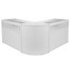 Shop Reception Counter Display Cabinet Shop Counter Retail Sales Counter Checkout Table Reception Fusion B1200 CM60 in White