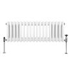 Traditional 3 Column Radiator - 300 x 832mm - White