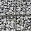 Gabion Baskets Mesh Wire Cages Galvanised Steel Stone Basket Outdoor Spiral Planter Garden Retaining Wall / 100 x 50 x 30cm / 3 Pack