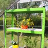 2 Water-resistant Greenhouse Racking 1500mm x 800mm x 300mm Garage Utility Workshop Shelves Gardening Equipment Storage & FREE Bay Connectors