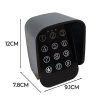 Electric Swing Gate Opener & Wireless Keypad Control Dual Wing Automatic Operating Kit 300kg Per Arm Buzzer Security Lock 50m Control Distance FREE Mounting Kit, 2 Remote Controls & Flashing Beacon