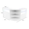 Harmonia LED Shop Counter Set B900, C900 & LM60 - White