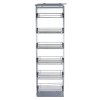 KuKoo Pull Out Kitchen Larders, 46cm D, 190-220cm H, Soft Close Slide Out, Storage Cabinet Wire Baskets