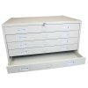 A1 Architects Drawers Artist Studio Flat File Metal Plan Maps Art Graphic Design Office Lockable Storage