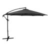 Hanging 2 Seater Egg Chair + Grey Cantilever Parasol 3m