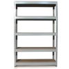 Garage Shelving 120cm Grey Shed Shelves / Wide Metal Warehouse Storage Racking