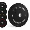 Body Revolution Olympic Bumper Plates Black 100kg SET 2x5kg 2x10kg 2x15kg 2x20kg