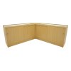 Harmonia LED Shop Counter Set B1500, C1500 & LM60 - Maple