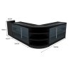 Retail Bundle: Black Astro LED Shop Counter, 40 Sand Heavy Duty Carpet Tiles (10m²), & 5 Counterfeit Money Detector Pens