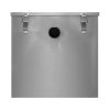 Commercial Grease Trap 120L Under Sink Interceptor 18KG Stainless Steel Waste Fat Oil Water Separator Filter Restaurant Kitchen Takeaway Hotel Cafe 50mm Inlet Outlet Compact 41cm H x 45cm W x 65cm D