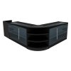 Retail Bundle: Black Astro LED Shop Counter, 40 Sand Heavy Duty Carpet Tiles (10m²), & 5 Counterfeit Money Detector Pens