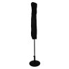 LED Tilt Parasol 2.7m With Tilt Base - Grey
