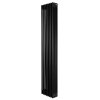 Traditional 4 Column Radiator - 1800 x 380mm - Black