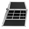 Pet Car Transport Crate Cage Aluminium Travel Box Trapezoidal Dog Cat Puppy Carrier Estate Vehicle 1 Door 50 x 54 x 69cm | FREE Plastic Washable Mat