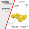 Neoprene Dumbbell Set – 1.5KG, 2KG & 2.5KG Pairs, Home Gym Starter Weight Bundle