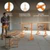 Trestle Stand x 2 & Mortar Board Stands 750mm H x 3