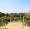 MonsterShop Stainless Steel Balustrade 900mm High End Post, Decking Landing Staircase, Brushed Metal
