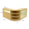 Demeter LED Shop Counter Set K1200, B1200 & LM60 - Maple