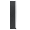 Flat Single Column Radiator - 1800 x 420mm - Anthracite Grey