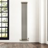 Traditional 2 Column Radiator - 1800 x 290mm - Raw Metal